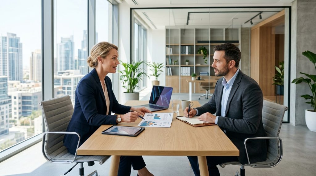 Entretien de conseil en orientation et financement de formation de sécurité chez France Travail